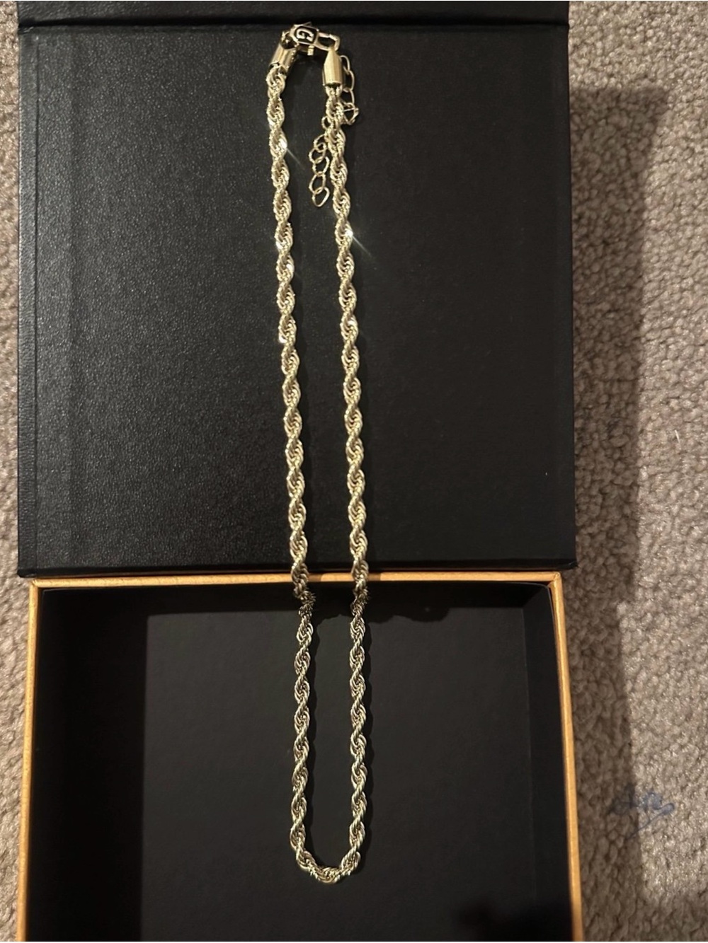 Gold Rope Chain Necklace (4mm, 18–20”) – GLD - Picture 6 of 9